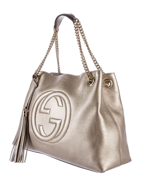 brown gucci bag with gold chain|gucci handbags with gold chain.